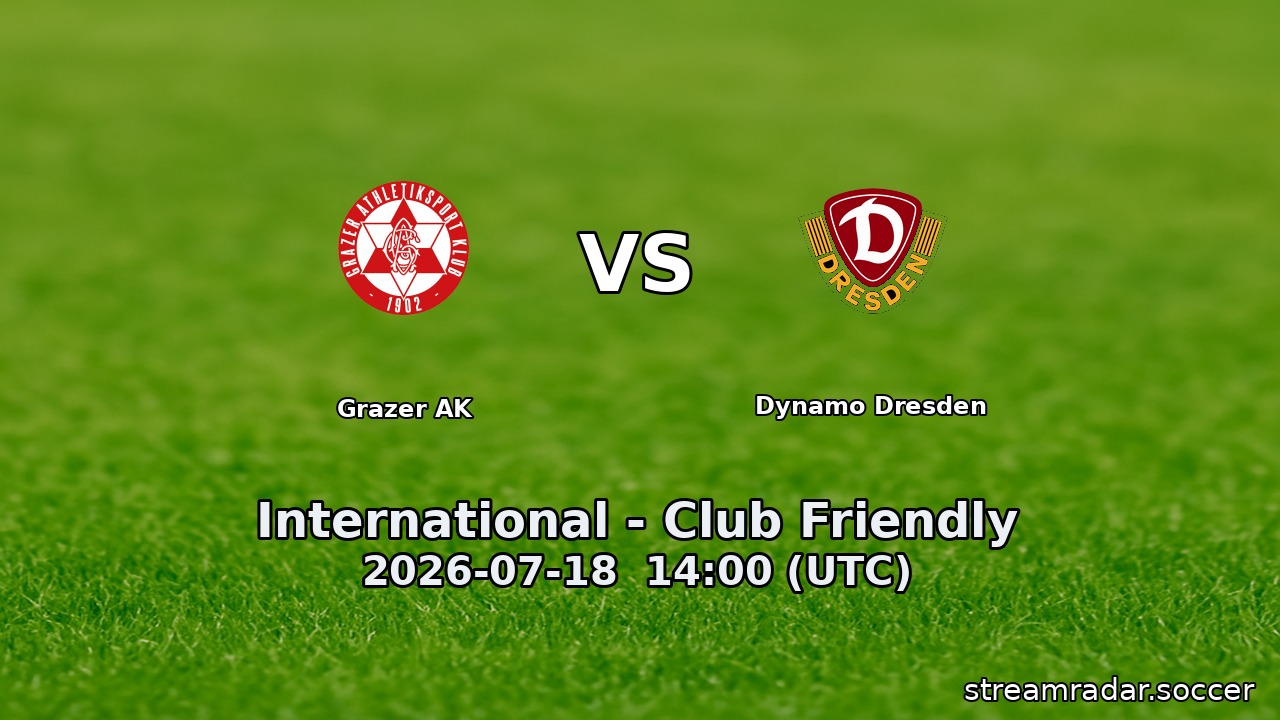 Grazer AK vs Dynamo Dresden