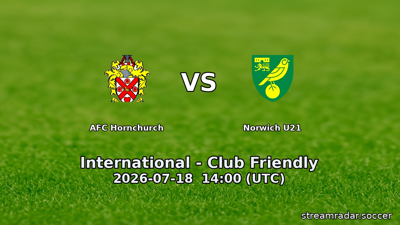 AFC Hornchurch vs Norwich U21