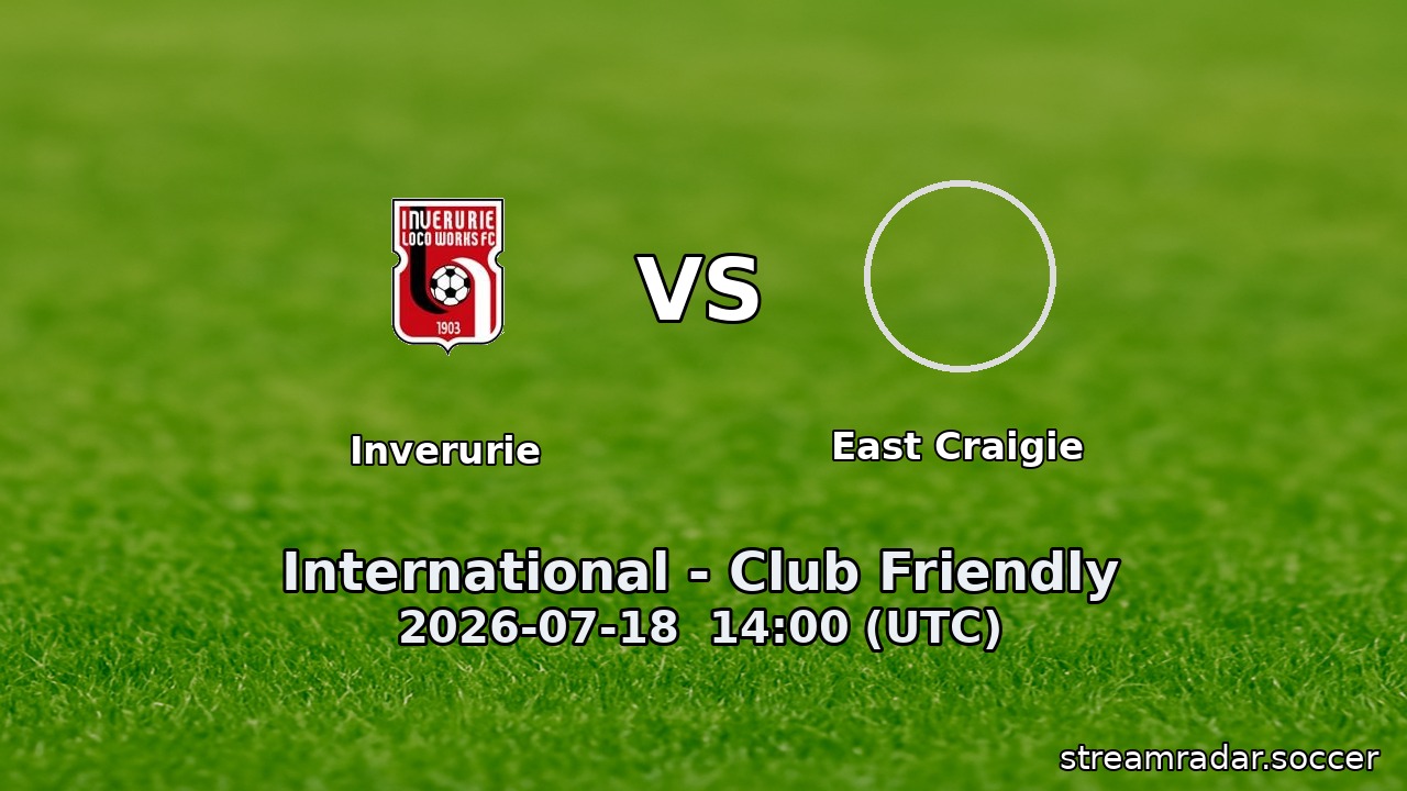 Inverurie vs East Craigie