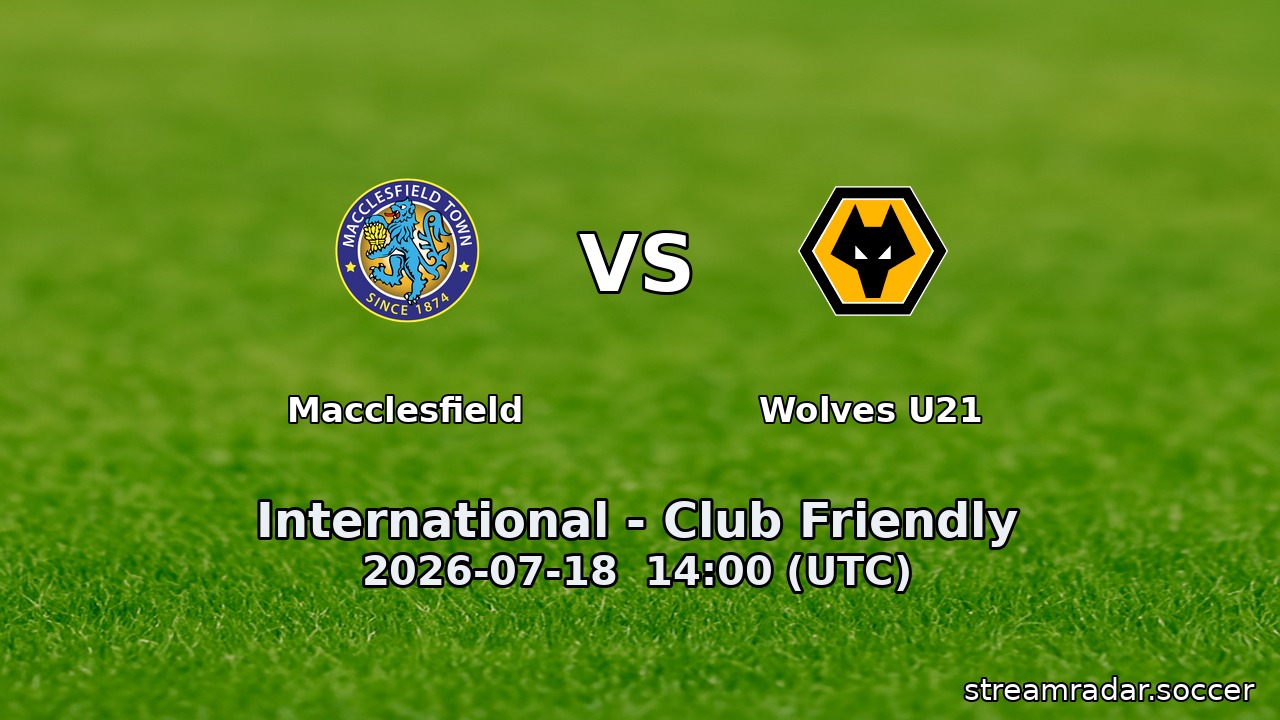 Macclesfield vs Wolves U21