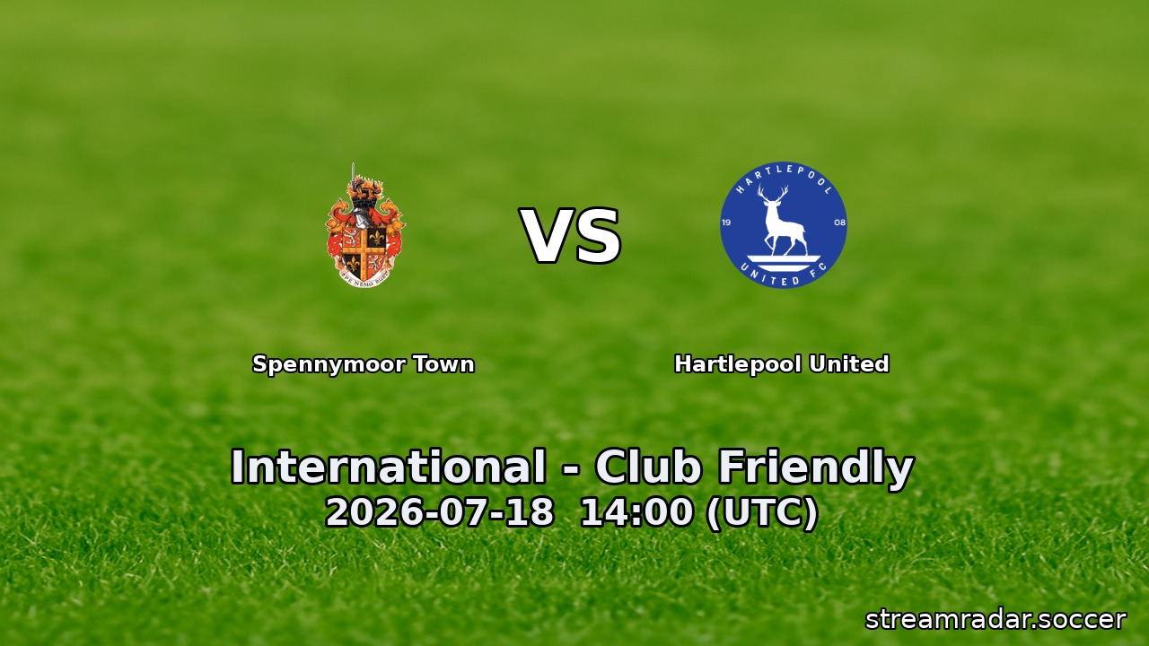 Spennymoor Town vs Hartlepool United