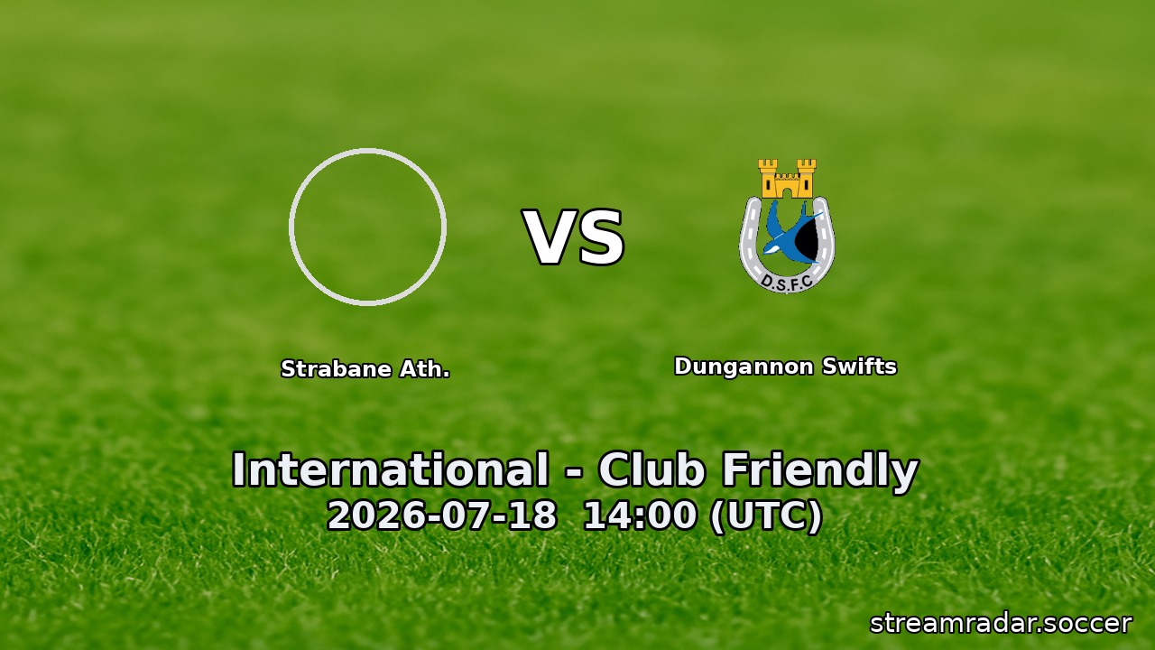 Strabane Ath. vs Dungannon Swifts