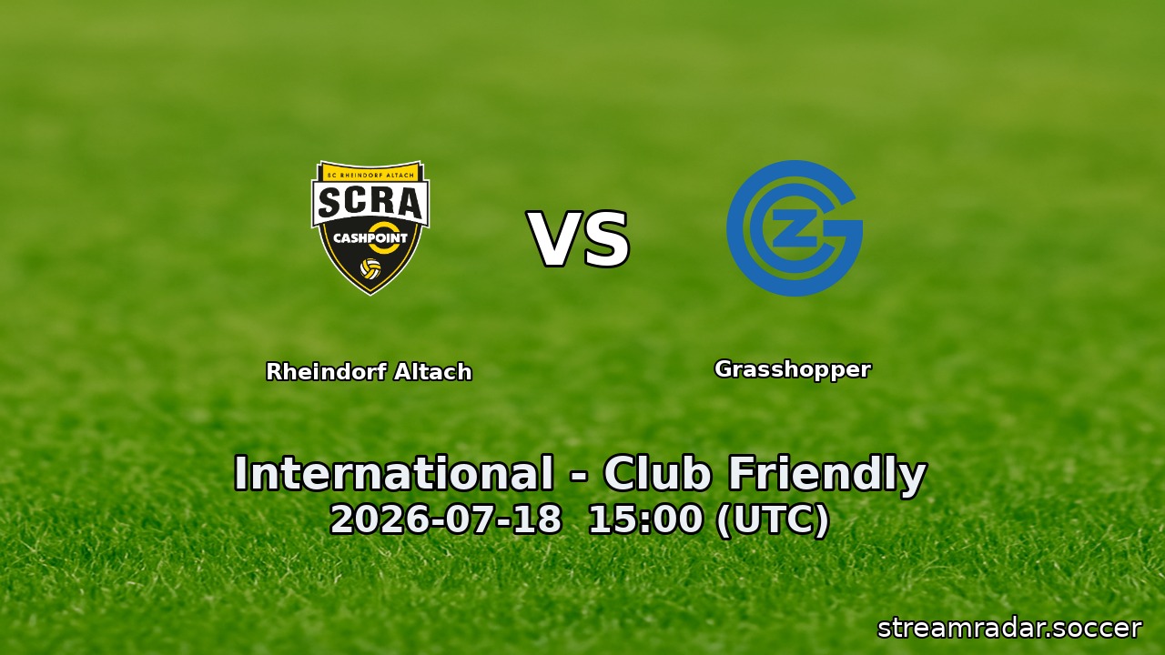Rheindorf Altach vs Grasshopper