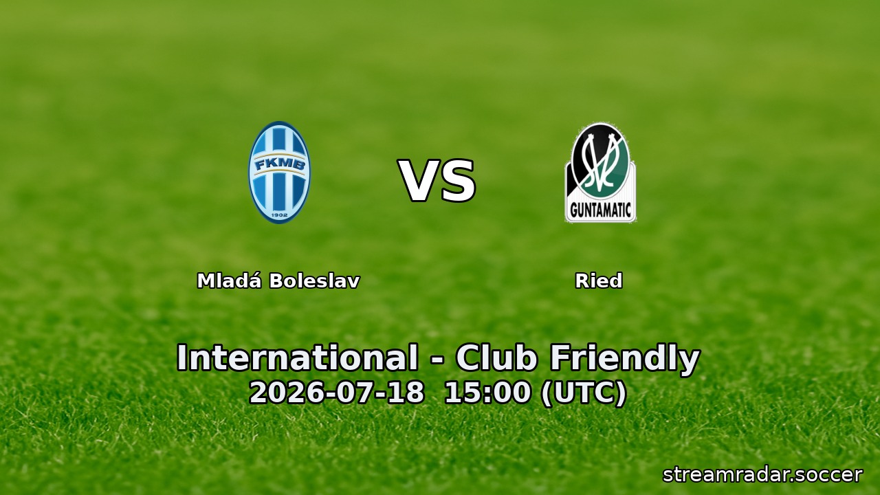Mladá Boleslav vs Ried