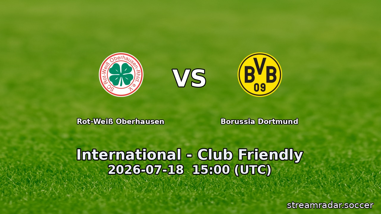 Rot-Weiß Oberhausen vs Borussia Dortmund