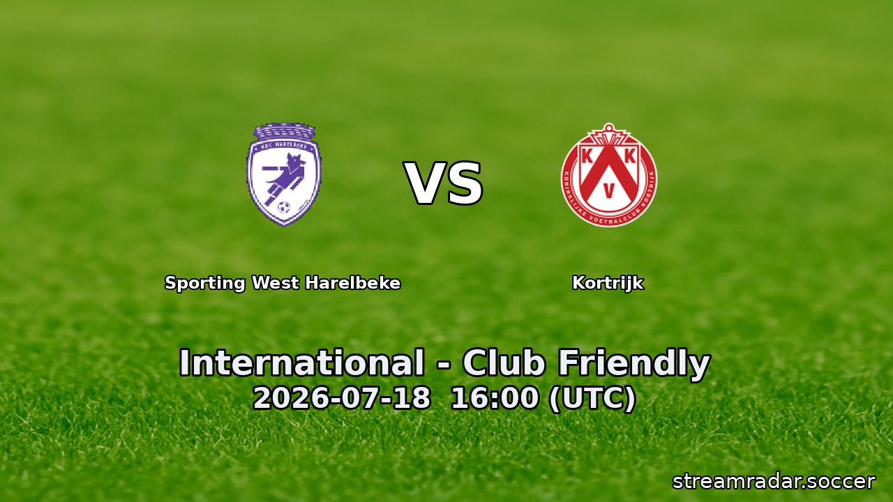 Sporting West Harelbeke vs Kortrijk