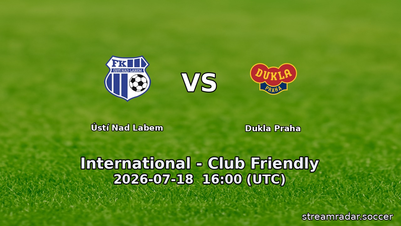 Ústí Nad Labem vs Dukla Praha