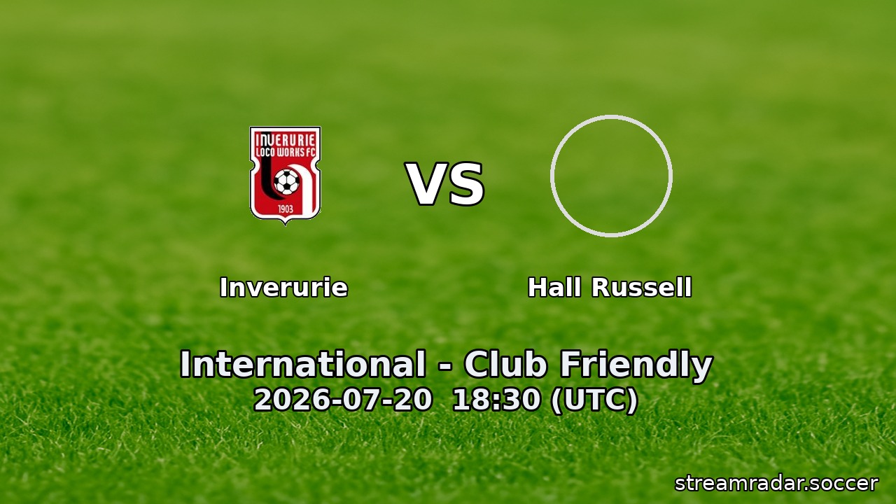 Inverurie vs Hall Russell