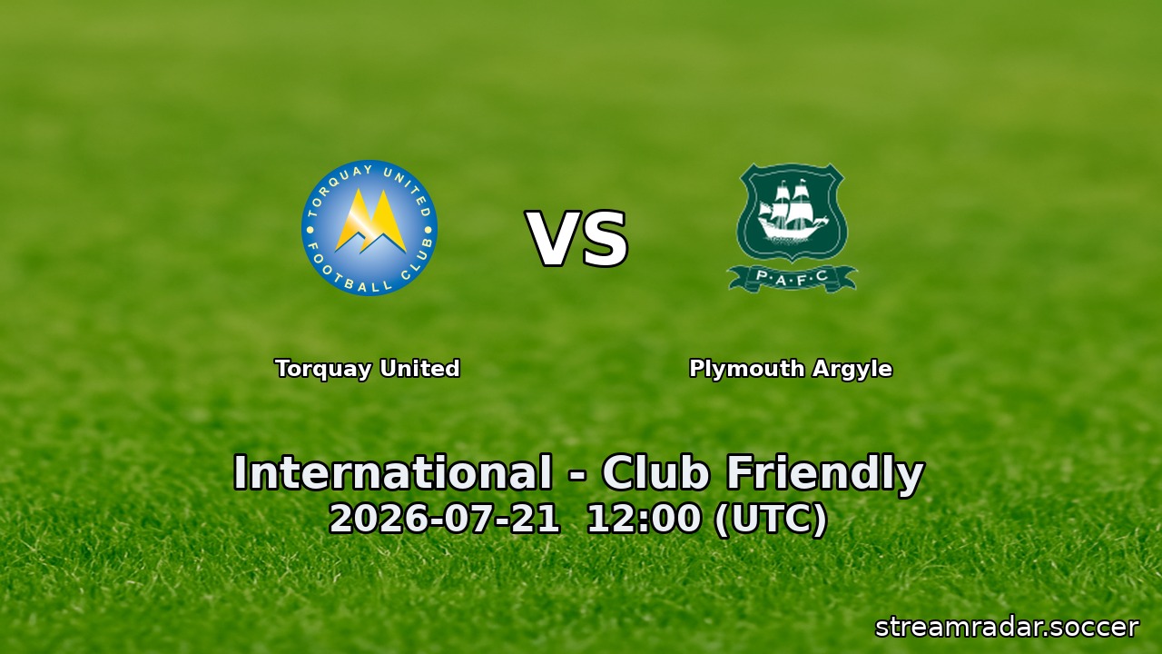 Torquay United vs Plymouth Argyle