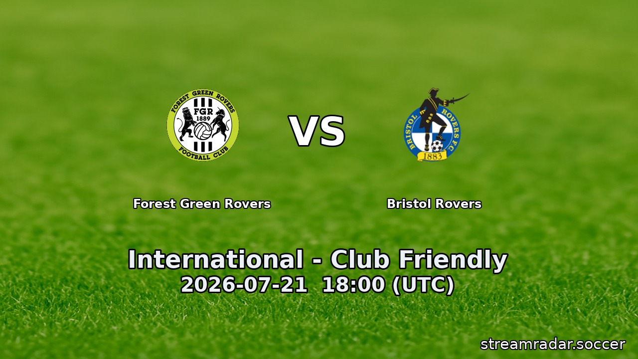 Forest Green Rovers vs Bristol Rovers