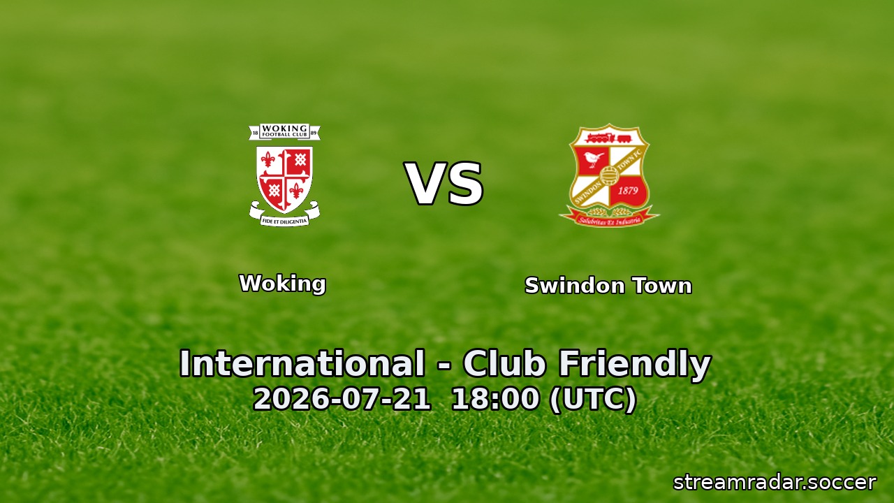 Woking vs Swindon Town