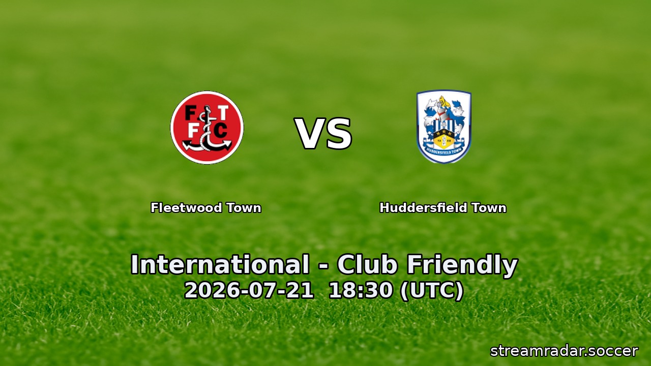 Fleetwood Town vs Huddersfield Town