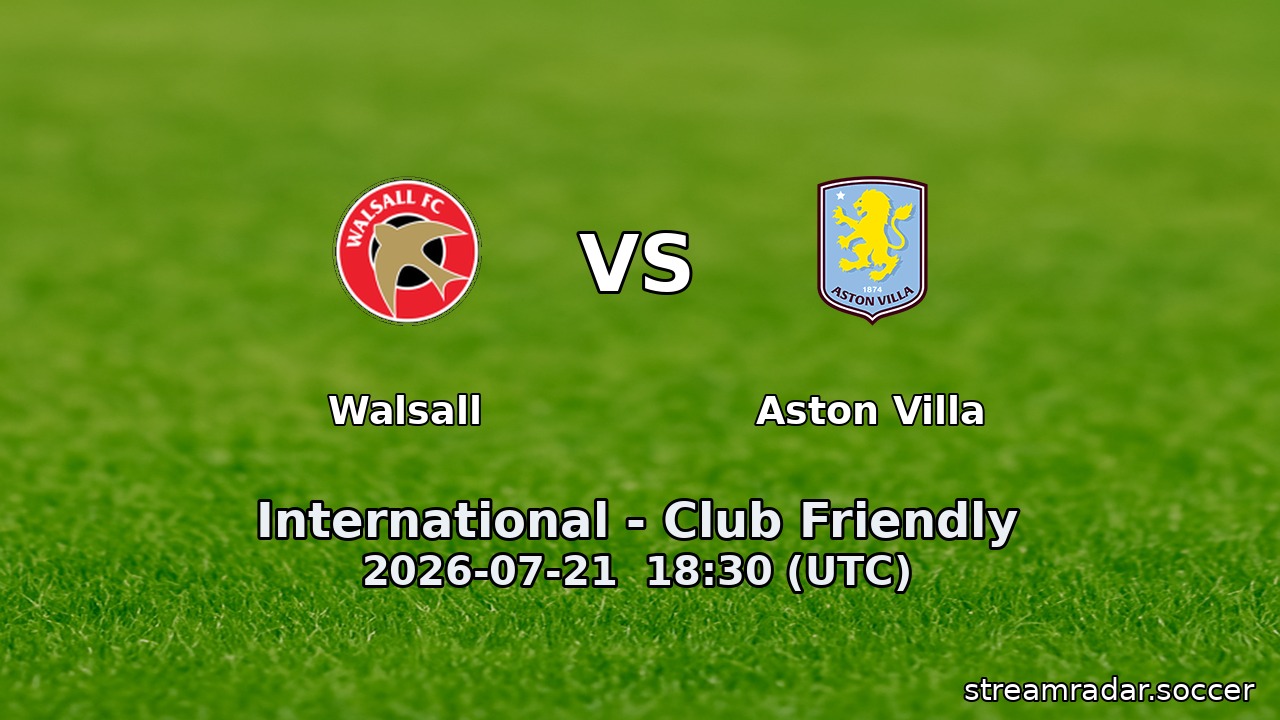 Walsall vs Aston Villa