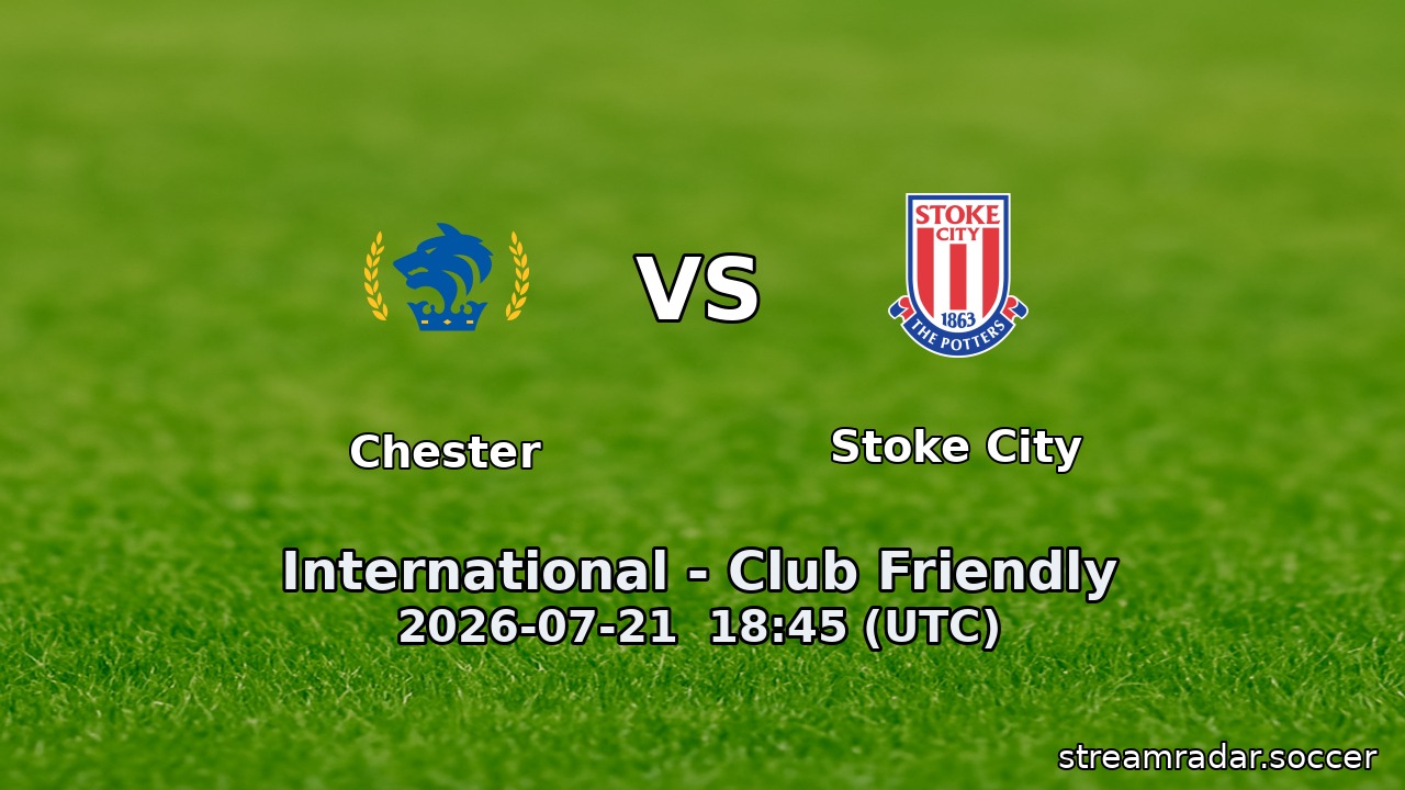 Chester vs Stoke City