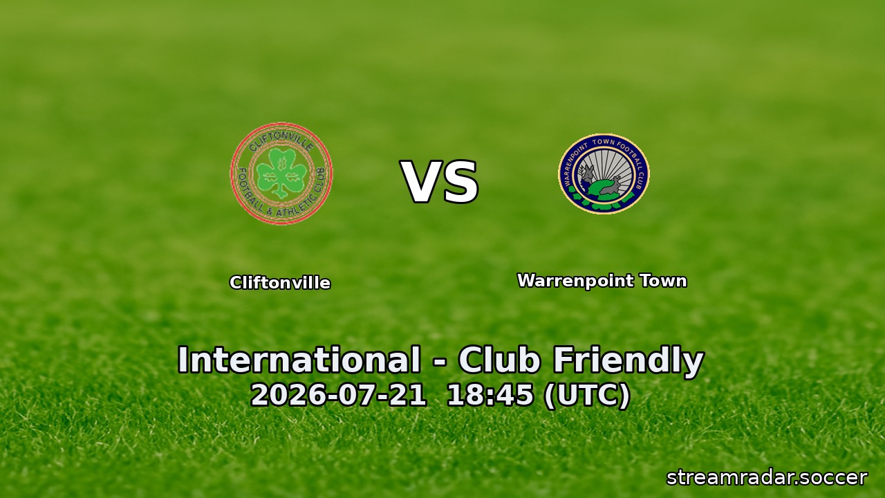 Cliftonville vs Warrenpoint Town