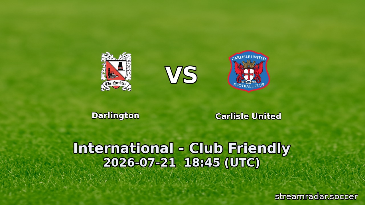 Darlington vs Carlisle United