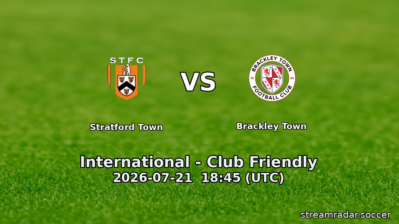 Stratford Town vs Brackley Town