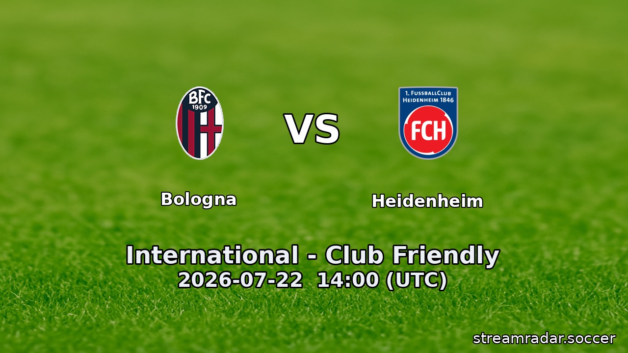 Bologna vs Heidenheim