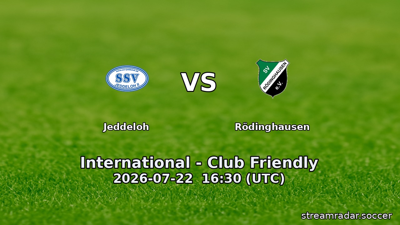Jeddeloh vs Rödinghausen