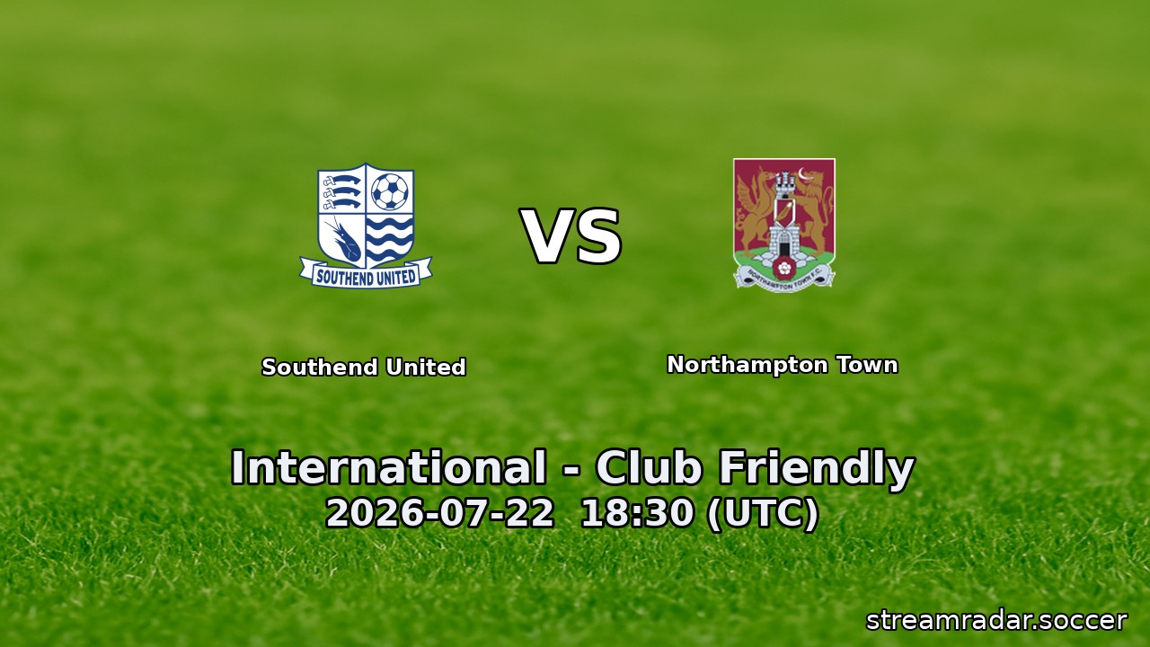 Southend United vs Northampton Town