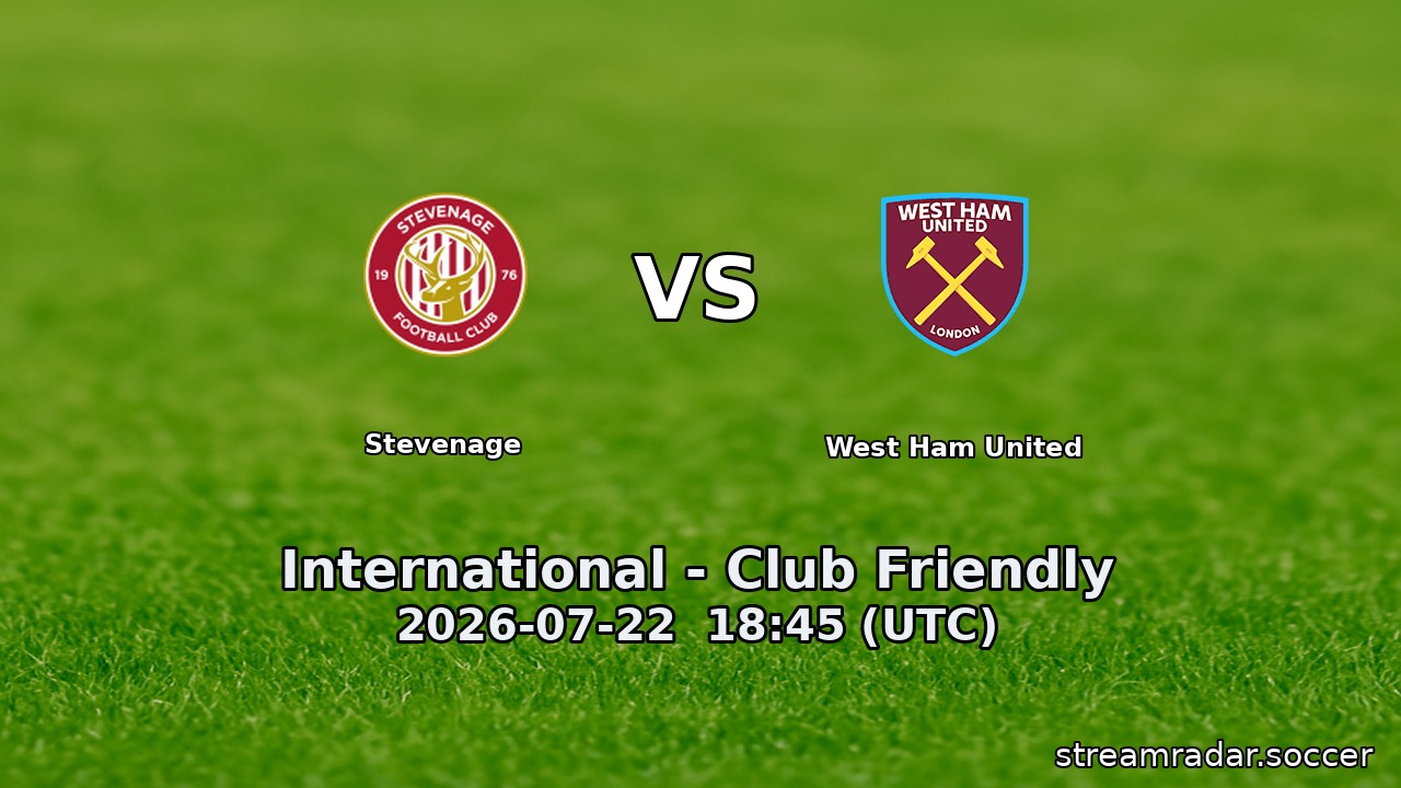 Stevenage vs West Ham United
