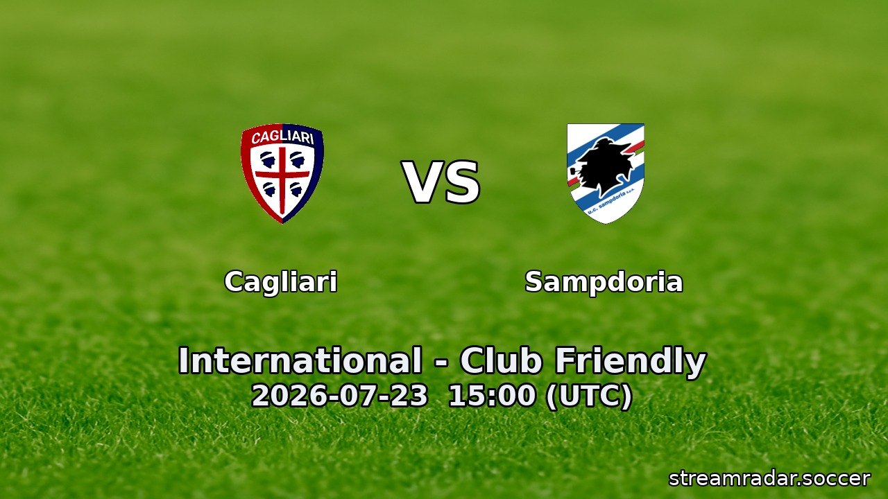 Cagliari vs Sampdoria