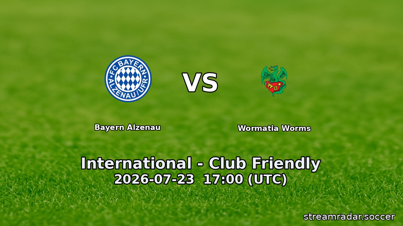 Bayern Alzenau vs Wormatia Worms
