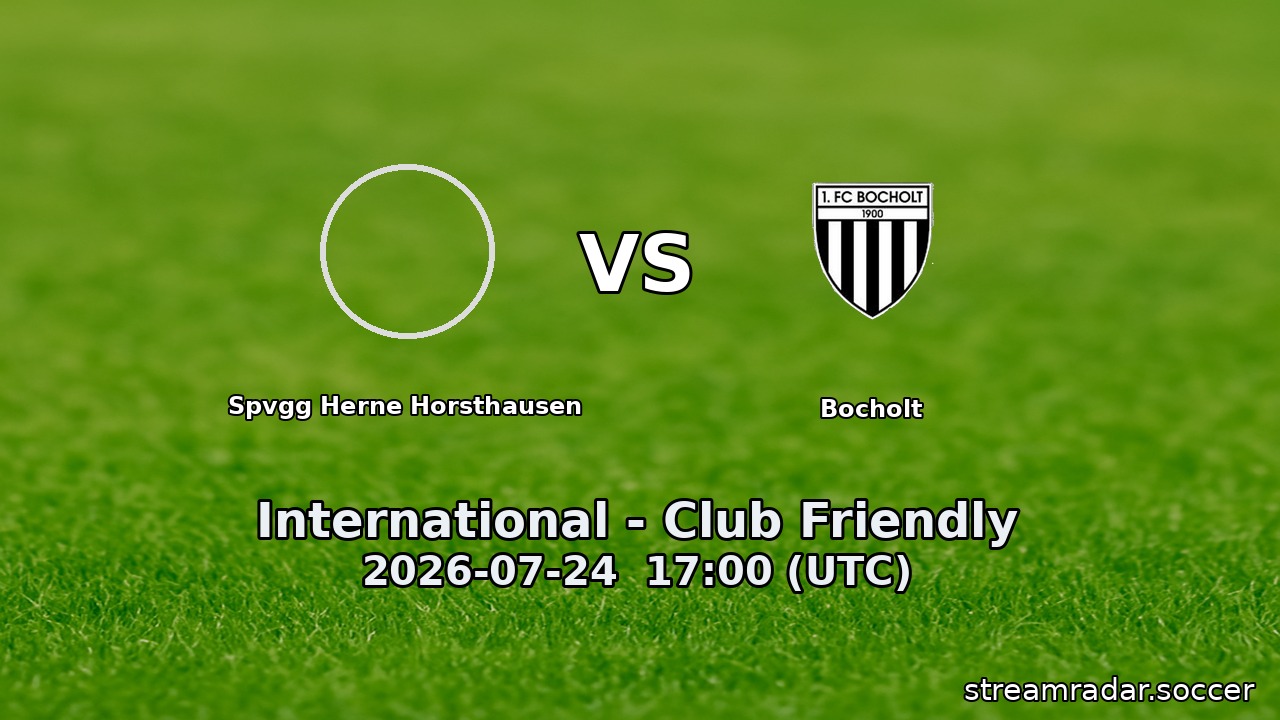 Spvgg Herne Horsthausen vs Bocholt