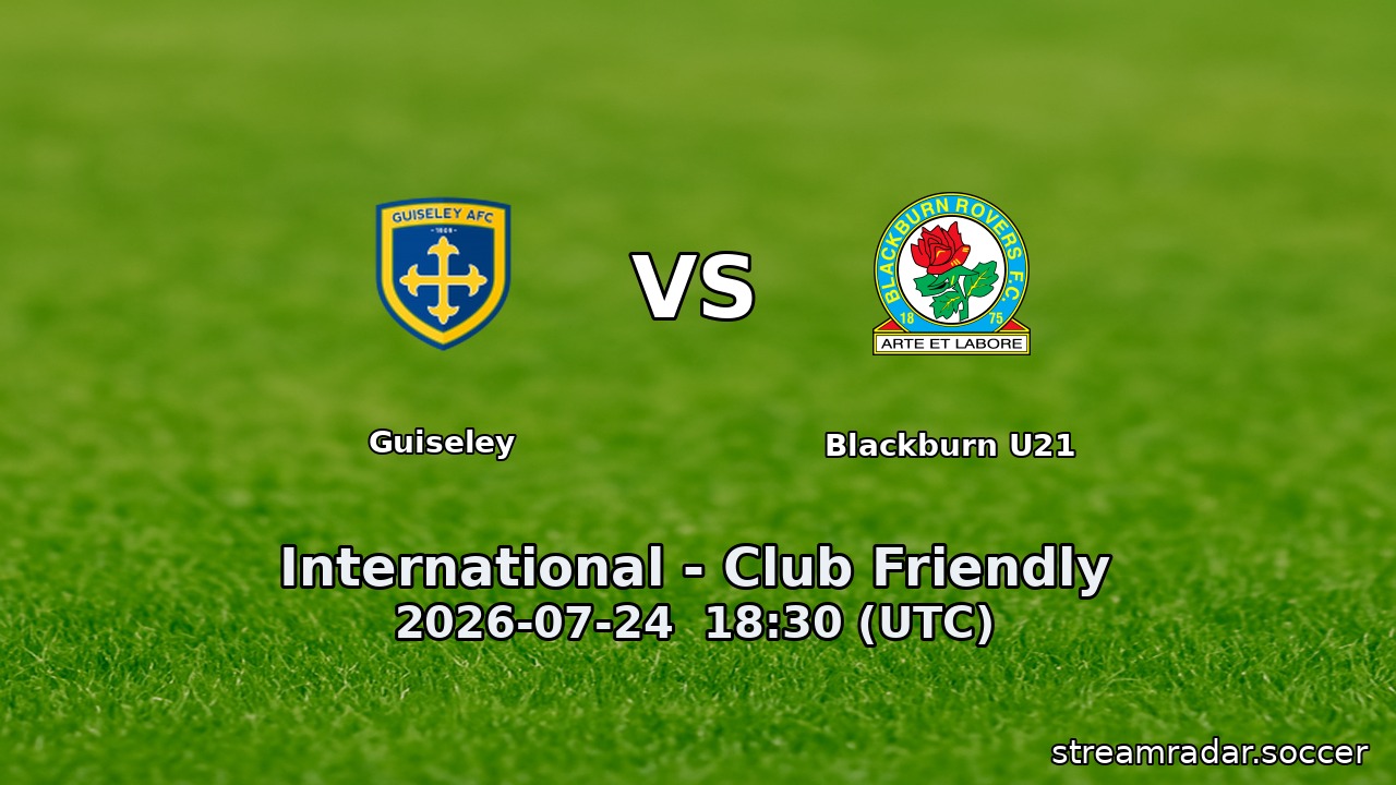 Guiseley vs Blackburn U21