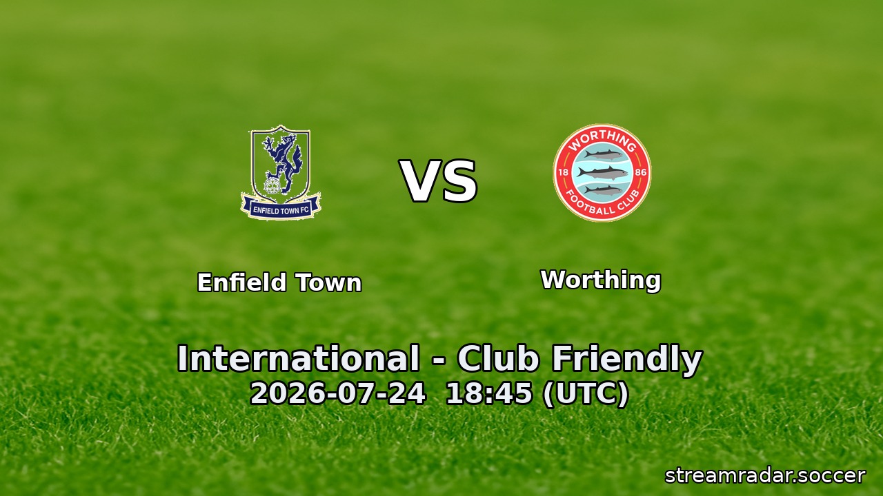 Enfield Town vs Worthing