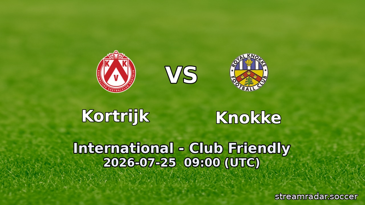 Kortrijk vs Knokke
