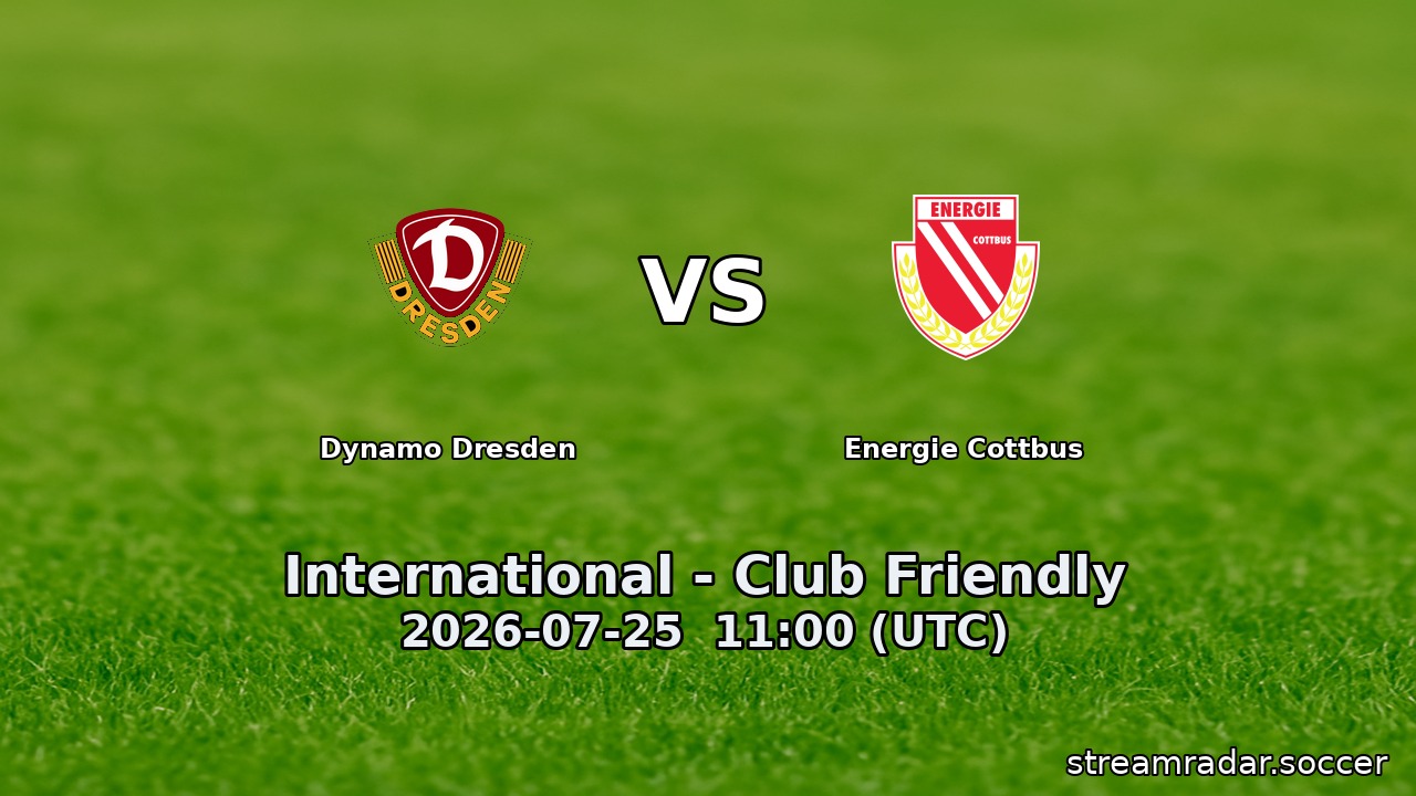 Dynamo Dresden vs Energie Cottbus