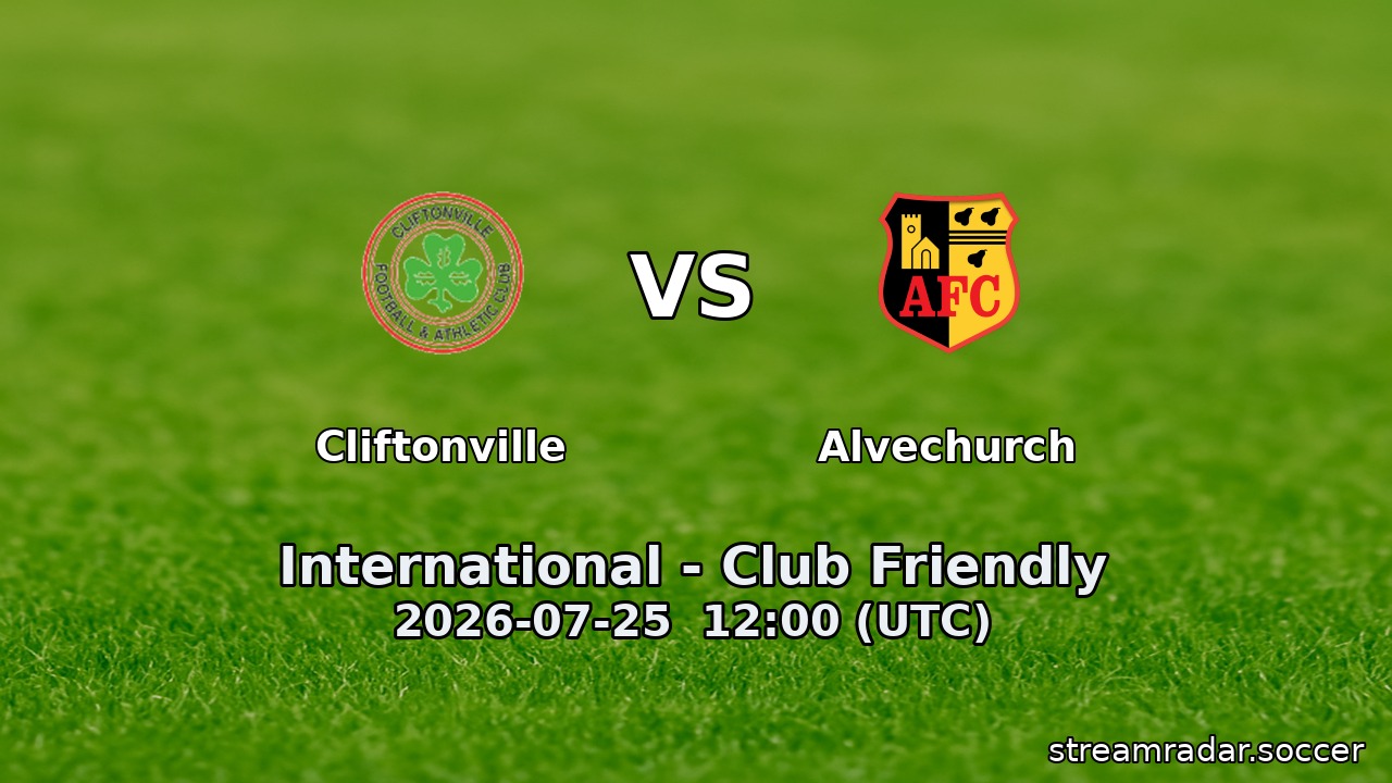 Cliftonville vs Alvechurch