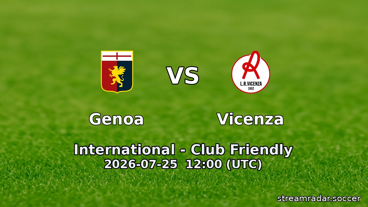 Genoa vs Vicenza