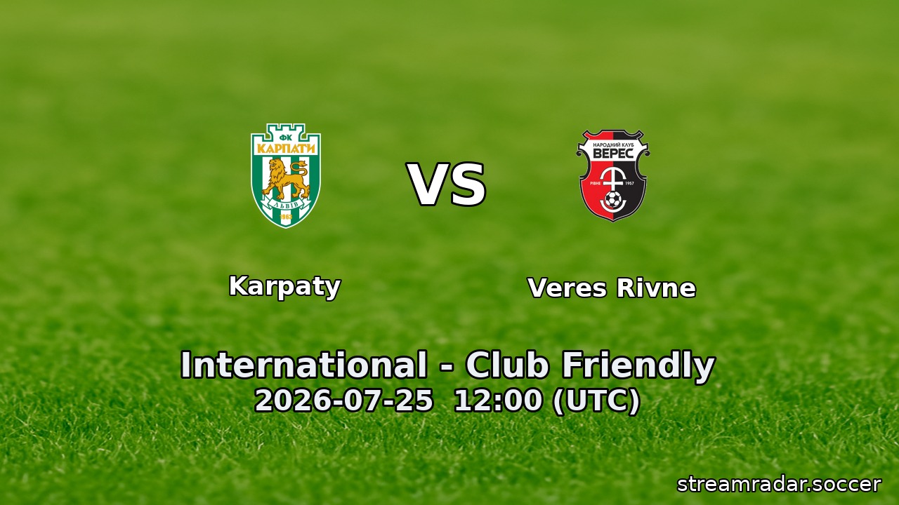Karpaty vs Veres Rivne