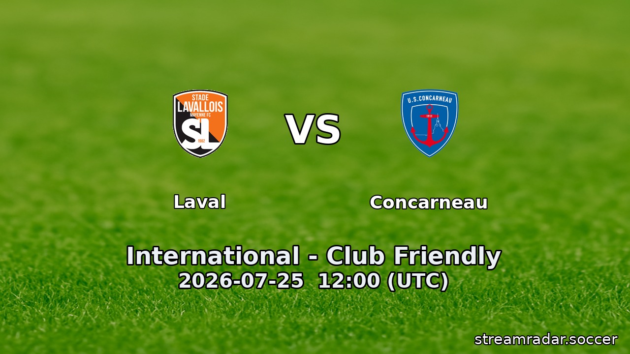 Laval vs Concarneau
