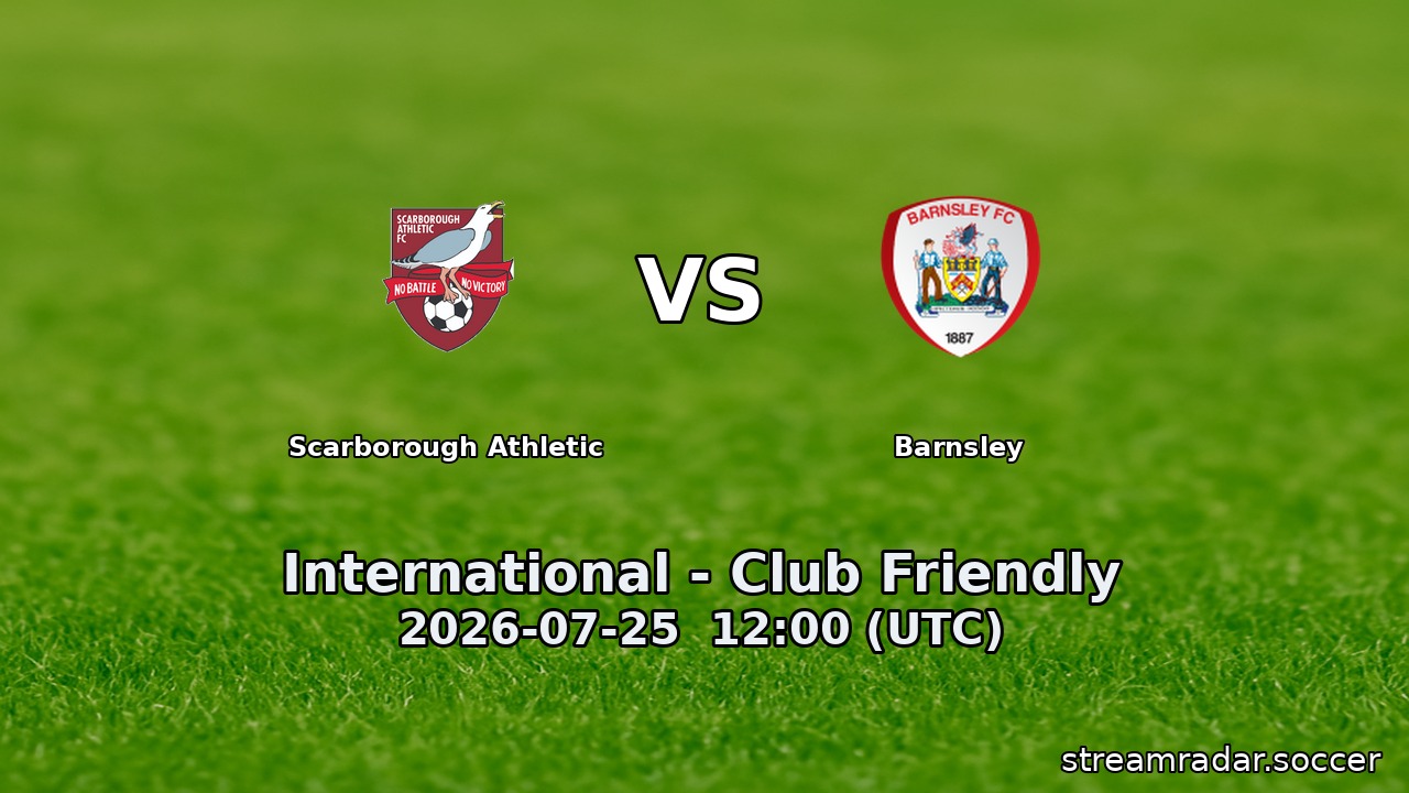 Scarborough Athletic vs Barnsley
