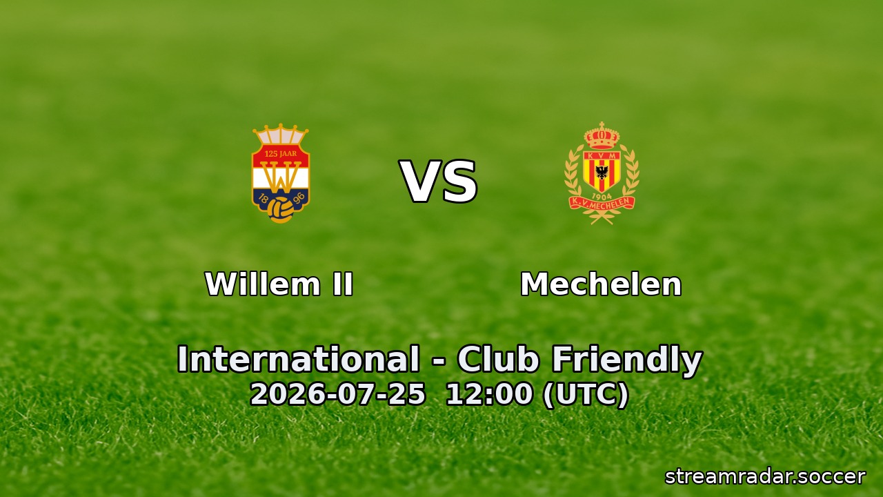 Willem II vs Mechelen