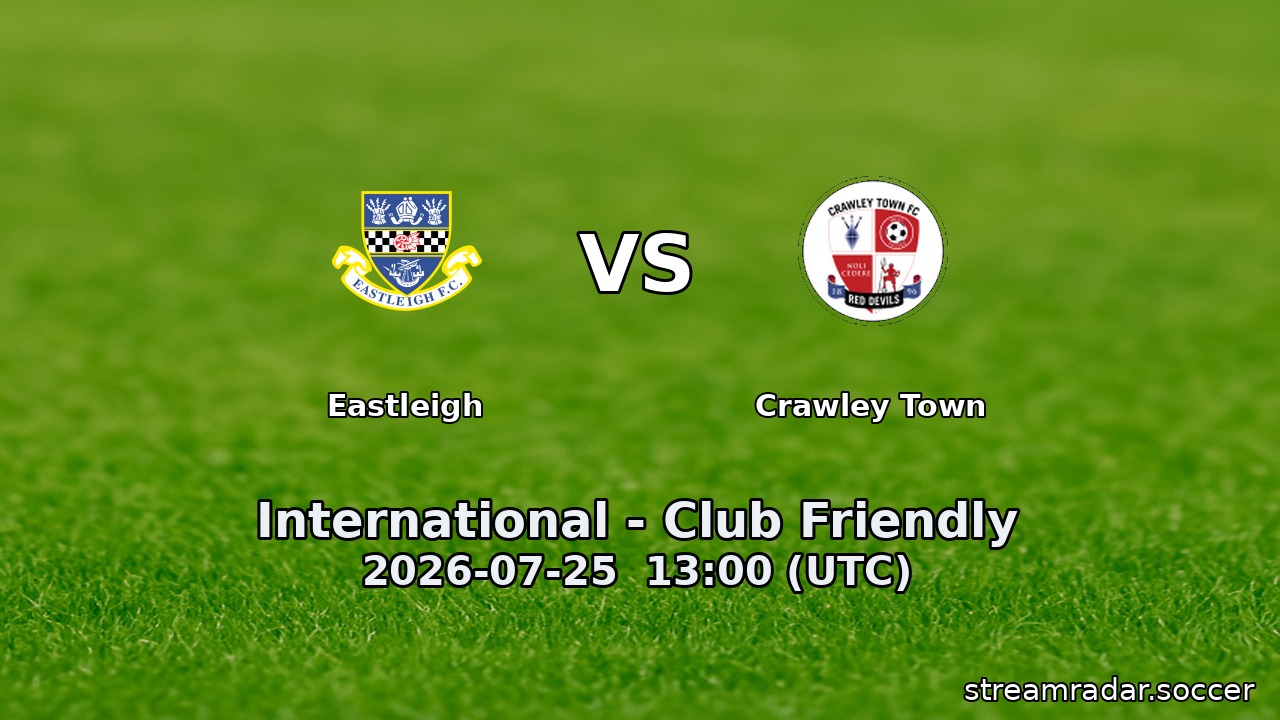 Eastleigh vs Crawley Town