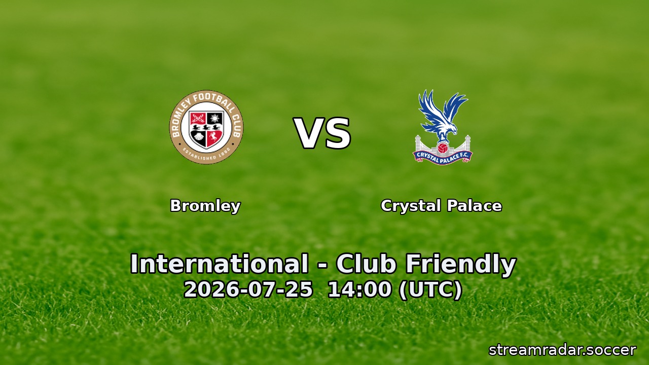 Bromley vs Crystal Palace