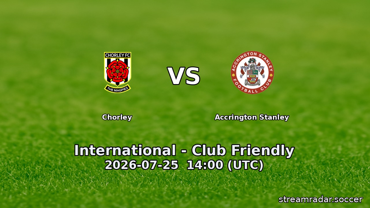 Chorley vs Accrington Stanley