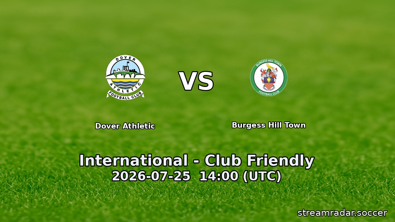 Dover Athletic vs Burgess Hill Town