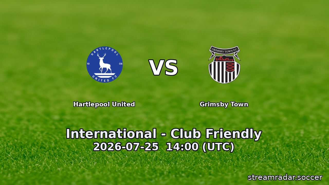 Hartlepool United vs Grimsby Town