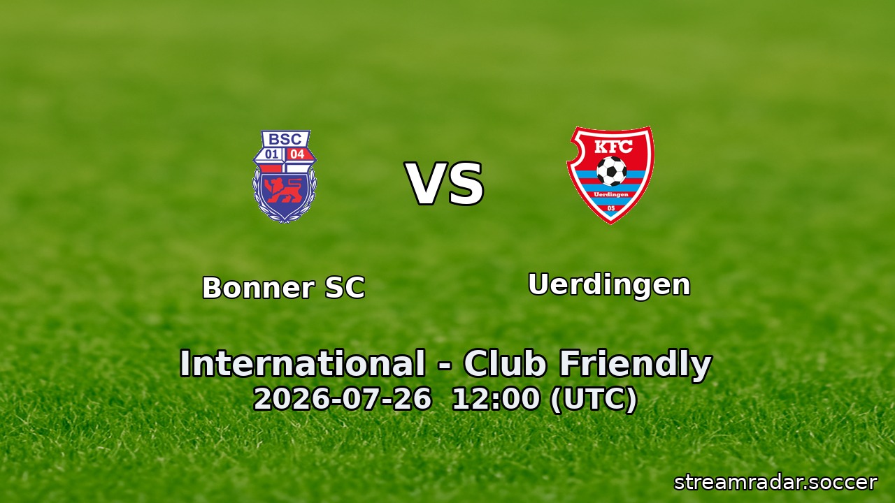 Bonner SC vs Uerdingen