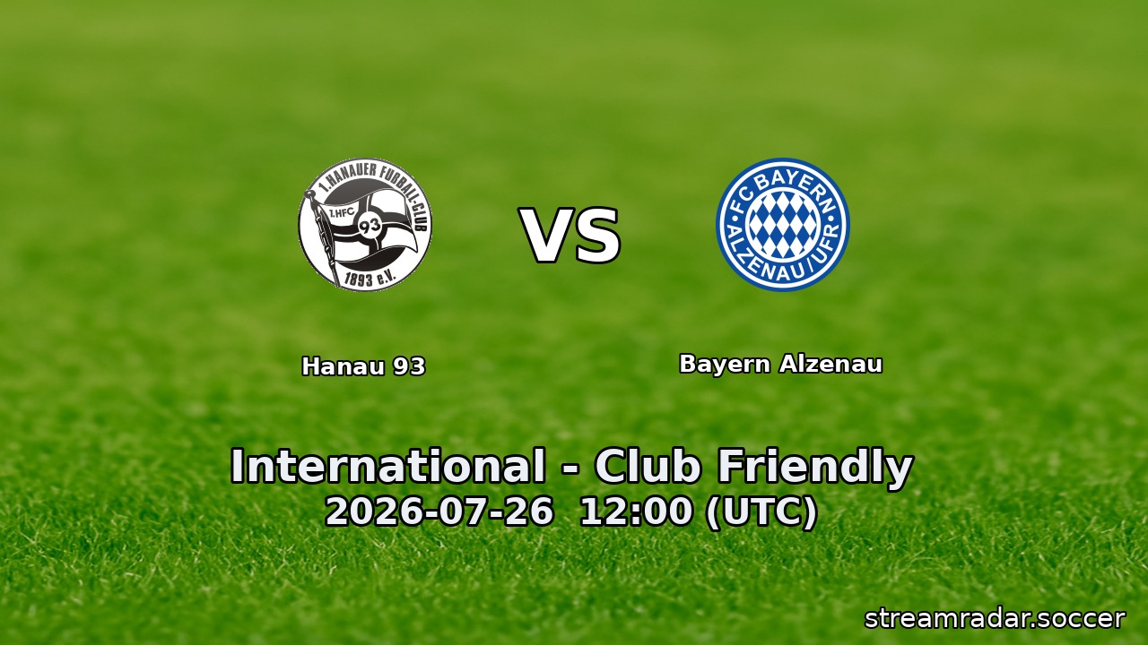 Hanau 93 vs Bayern Alzenau