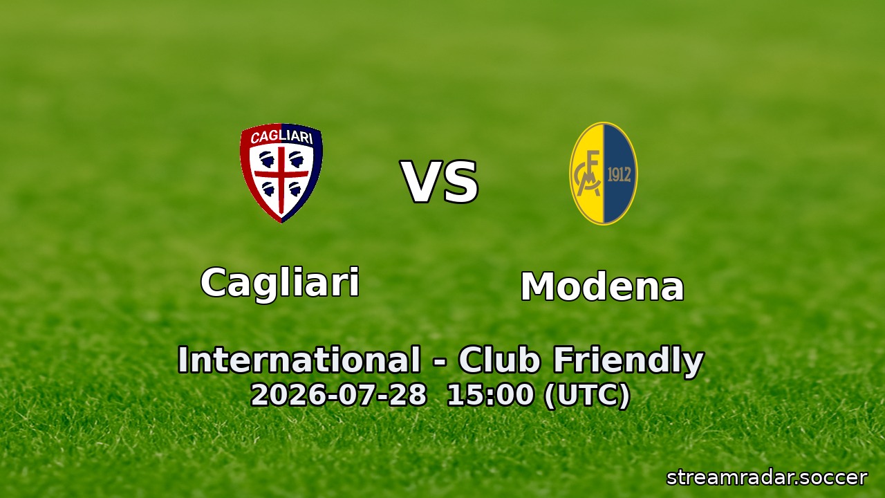 Cagliari vs Modena
