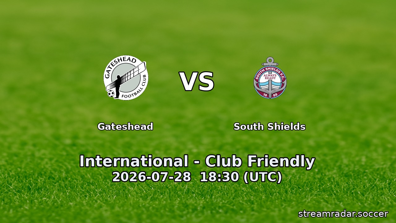 Gateshead vs South Shields