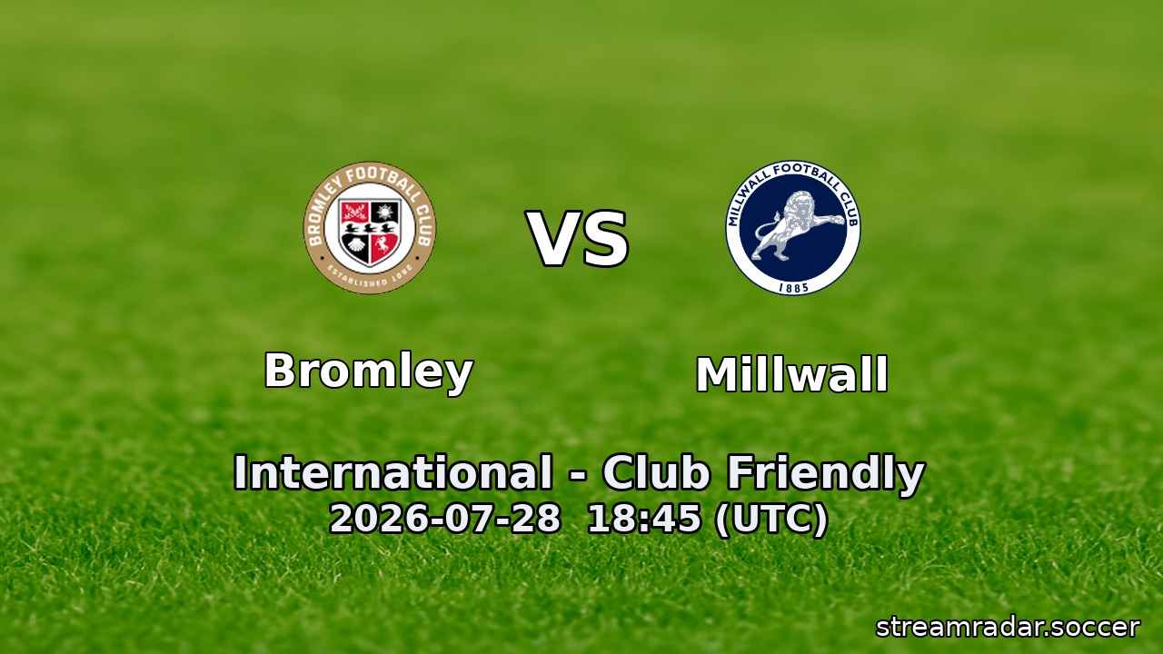 Bromley vs Millwall