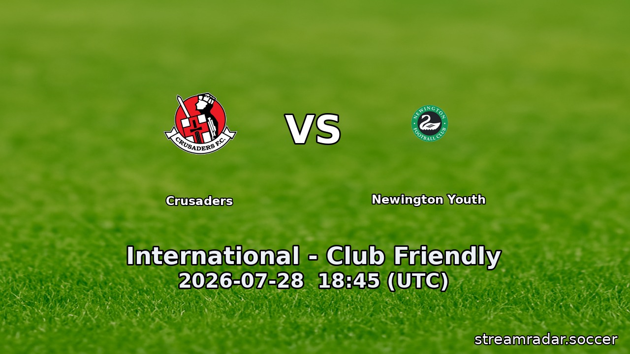 Crusaders vs Newington Youth