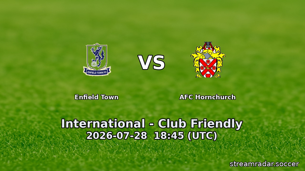 Enfield Town vs AFC Hornchurch